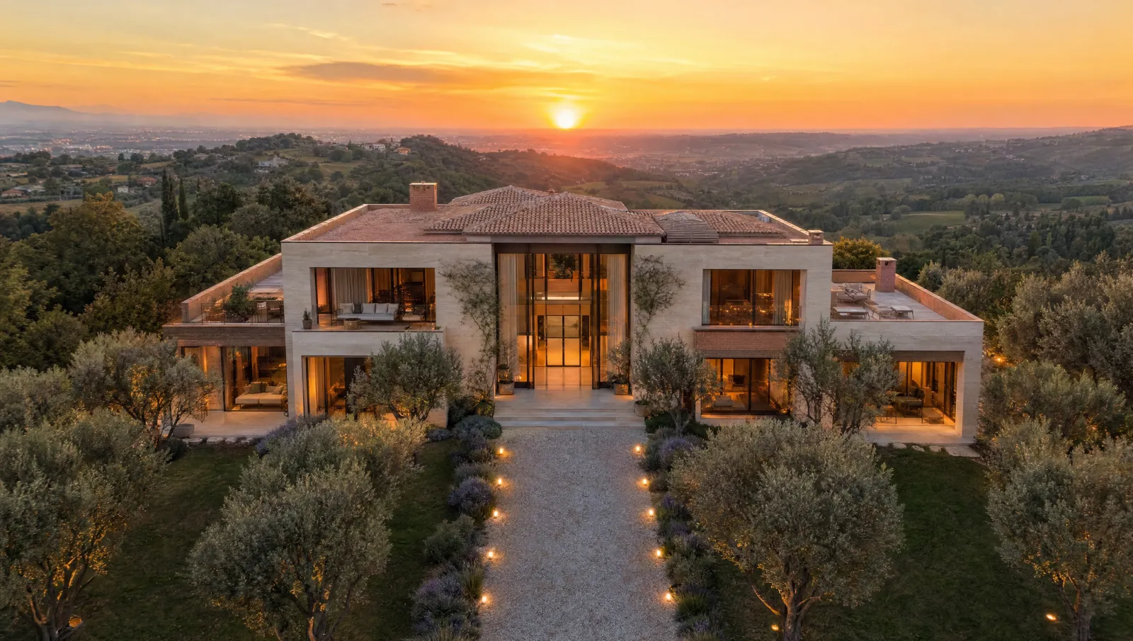 Villa Aurora: la villa dal drone