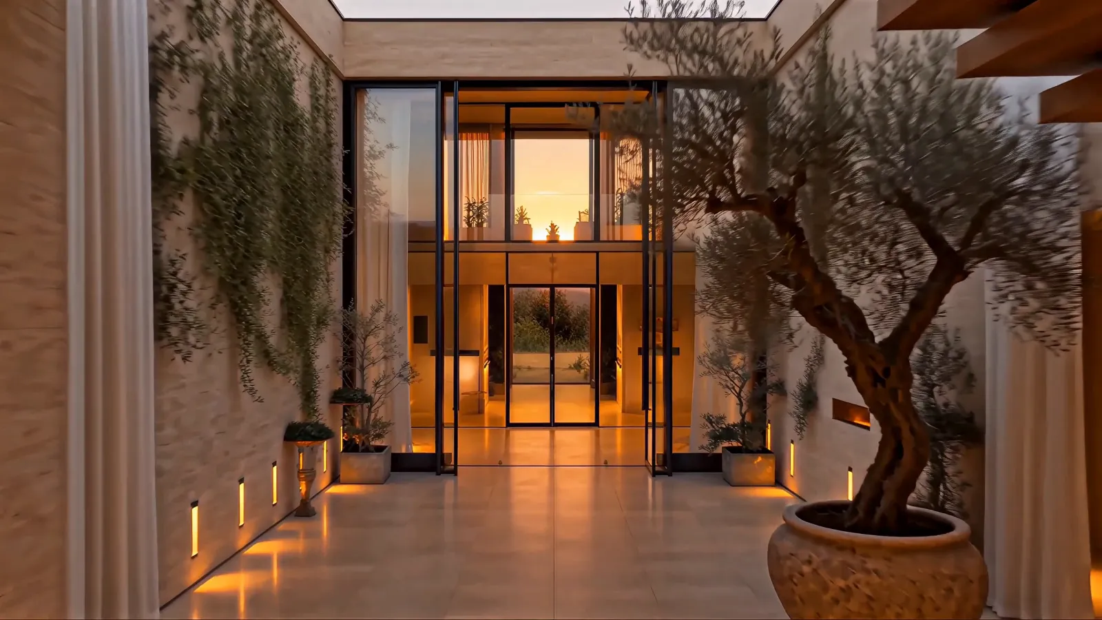 Villa Aurora: ingresso a doppia altezza
